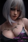 Real Lady Full Silicone Sex Doll 170cm/5ft6 C-cup Natural Skin S38-2 head