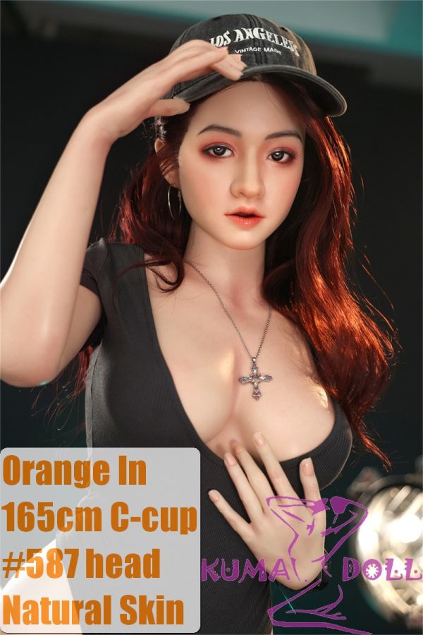 Orange In Full Silicone Doll 165cm C-Cup #587 Head Sex Doll