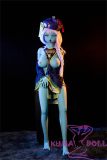 Real Girl Doll 145cm(4.8ft) F-Cup TPE Sex Doll Zombie head with 18kg light body option