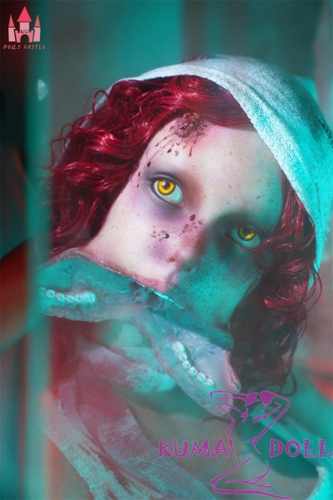 Scary Zombies Fantasy Sex Doll In A Dilapidated Building