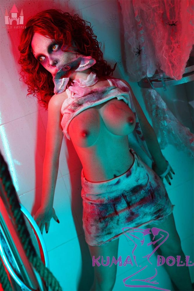 Scary Zombies Fantasy Sex Doll In A Dilapidated Building
