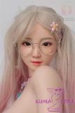 SHEDOLL Lolita type Qing head 148cm/4ft9 normal breast head love doll body material customizable Pink Blonde Hair