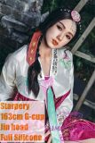 Starpery Sex Doll Full Silicone 163cm/5ft3 G-Cup Jin Head