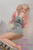 SHEDOLL Lolita type Qing head 148cm/4ft9 normal breast head love doll body material customizable Pink Blonde Hair