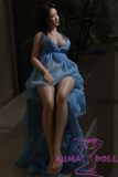 Real Girl 5kg 76cm Xiaoyu head big breast sexually active super realistic figure full silicone blue dress