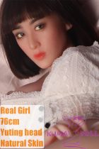 Real Girl 5kg 76cm Yuting head big breast sexually active super realistic figure full silicone white lace lingerie