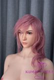 Game Lady Full silicone 171cm/5ft6 G-cup No.19 Lighting From Final Fantasy XIII (FF13) head with realistic makeup, eyebrows and eyelashes implanted