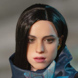 Game Lady Full silicone 171cm/5ft6 G-cup No.19 Lighting From Final Fantasy XIII (FF13) head with realistic makeup, eyebrows and eyelashes implanted