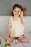 AXB Doll110cm/3ft6 A-cup with Head AGB20 with realistic body makeup silicone head+TPE body