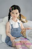 AXB Doll 110cm/3ft6 A-cup with Head AGB10 with realistic body makeup silicone head+TPE body