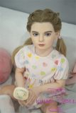 AXB Doll110cm/3ft6 A-cup with Head AGC01 with realistic body makeup silicone head+TPE body