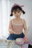 AXB Doll110cm/3ft6 A-cup with Head AGB17 with realistic body makeup silicone head+TPE body