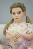 AXB Doll110cm/3ft6 A-cup with Head AGC01 with realistic body makeup silicone head+TPE body