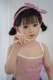 AXB Doll110cm/3ft6 A-cup with Head AGB17 with realistic body makeup silicone head+TPE body