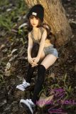 MLW M2 head  Mini Doll 60cm High-grade silicone material love doll normal breast  mini doll sexable Natural Skin