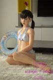 J-cute  TPE Material Love Doll 149cm/4ft9 A-cup with Silicone Head  AGD01 with new body makeup