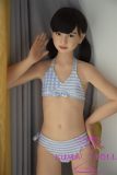 J-cute  TPE Material Love Doll 149cm/4ft9 A-cup with Silicone Head  AGD01 with new body makeup