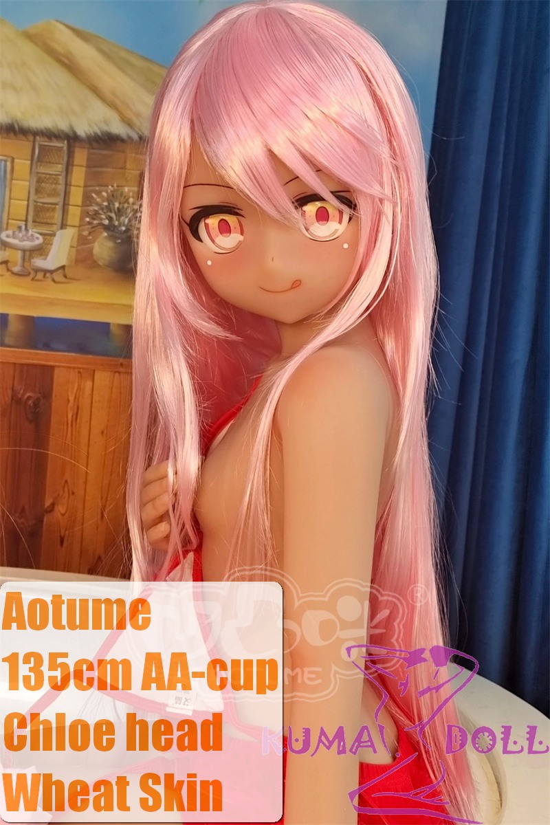 [Discontinued] Aotume doll sex doll 135cm 4.4ft AA-cup  #98 Chloe head  from Fate anime sex doll