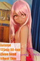 Aotume doll sex doll 135cm 4.4ft AA-cup  #98 Chloe head  from Fate anime sex doll