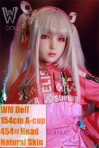 WM Doll TPE Material Sex Doll 154cm/5ft1 A-Cup with body makeup Head #454