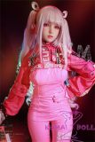 WM Doll TPE Material Sex Doll 154cm/5ft1 A-Cup with body makeup Head #454