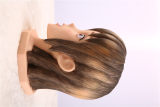 Mini Doll Mini Doll TPE oral-only head masturbator with black hair and pedestal
