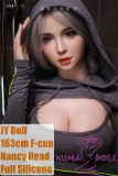 JY Doll Silicone Material Love Doll 163cm/5ft4 F-Cup Nancy head with body makeup