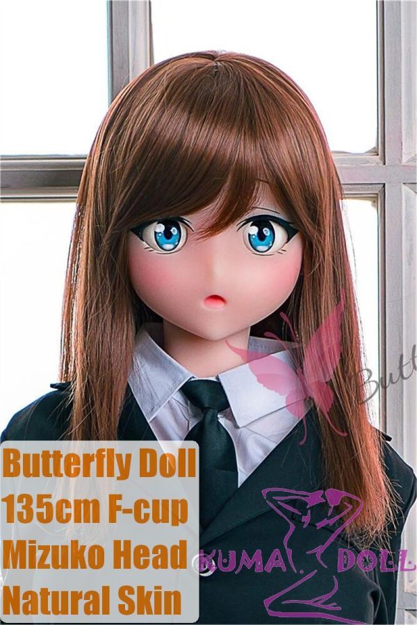 Butterfly Doll 135cm F-cup Mizuko(small)  Head Anime Doll Life-size Sex Doll Full TPE Material