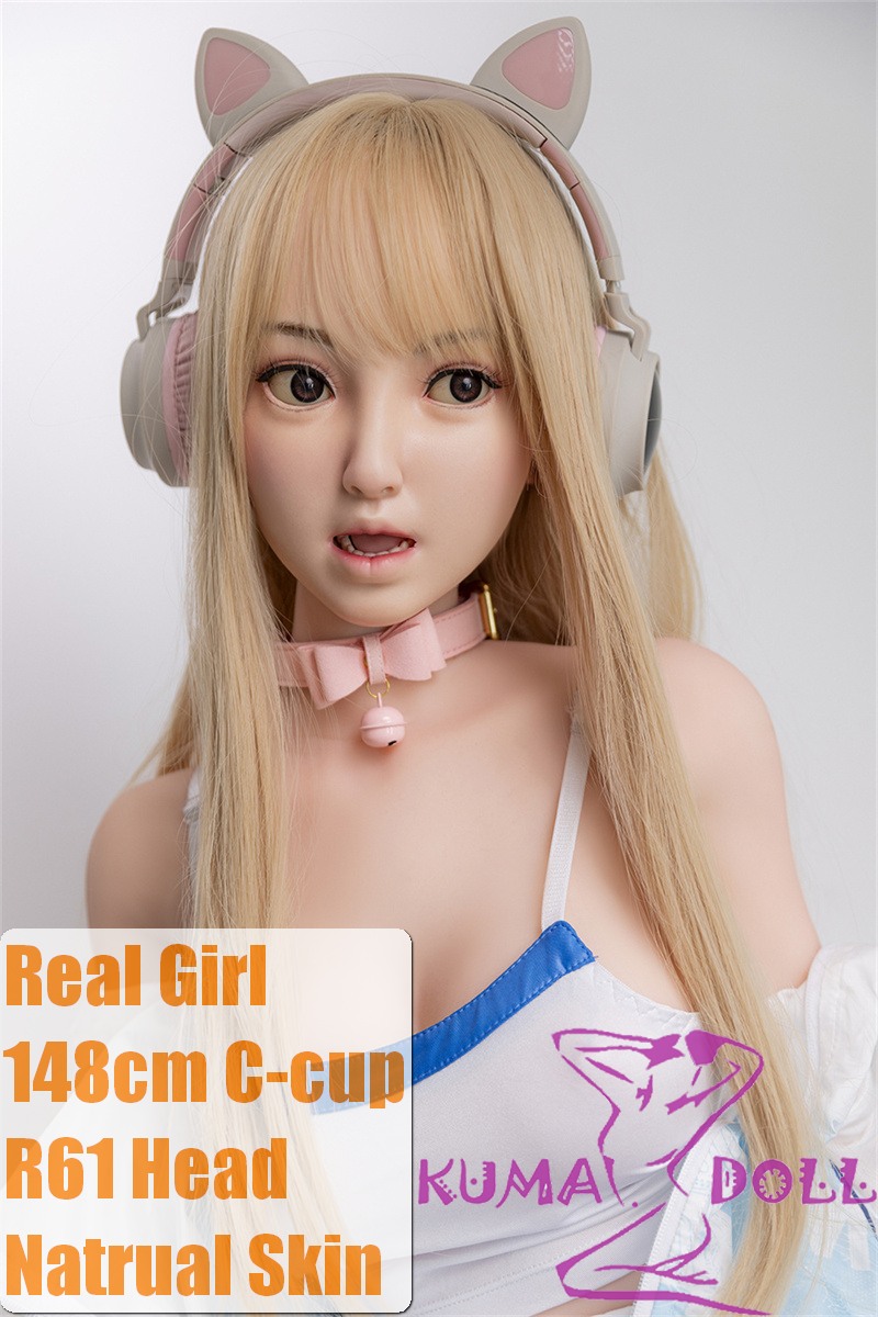 Real Girl Doll 148cm/4ft9 C-Cup TPE Sex Doll R61 head makeup Movable Jaw Version