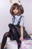 Real Girl Doll 148cm/4ft9 C-Cup TPE Sex Doll R36 head makeup Movable Jaw Version