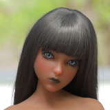 Climax Doll CLM  Full Silicone Mini Sex Doll Si60 L Momoko Head (Blue)