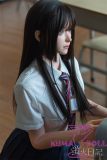 Firefly Diary 162cm A-cup Tiancheng Head Full Silicone Sex Doll With Body Make-up School Uniform