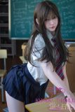 [Body Discontinued] Firefly Diary 165cm C-cup Lian Head Full Silicone Sex Doll With Body Make-up School Uniform