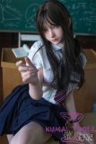 [Body Discontinued] Firefly Diary 165cm C-cup Lian Head Full Silicone Sex Doll With Body Make-up School Uniform