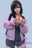 Firefly Diary 151cm A-cup Nanako Head Full Silicone Sex Doll With Body Make-up