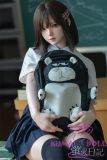 Firefly Diary 151cm A-cup Nanako Head Full Silicone Sex Doll With Body Make-up School Uniform