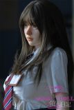 Firefly Diary 164cm G-cup Liuli Head Full Silicone Sex Doll With Body Make-up School Uniform