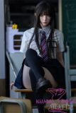Firefly Diary 162cm A-cup Tiancheng Head Full Silicone Sex Doll With Body Make-up School Uniform