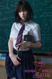 Firefly Diary 162cm A-cup Xueli Head Full Silicone Sex Doll With Body Make-up School Uniform