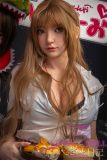 Firefly Diary 165cm C-cup Lian Head Full Silicone Sex Doll With Body Make-up Snack Stand Owner
