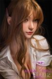 Firefly Diary 165cm C-cup Lian Head Full Silicone Sex Doll With Body Make-up Snack Stand Owner