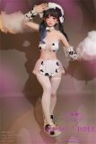 WM Doll TPE Material Sex Doll 154cm/5ft1 A-Cup with body makeup Head #153