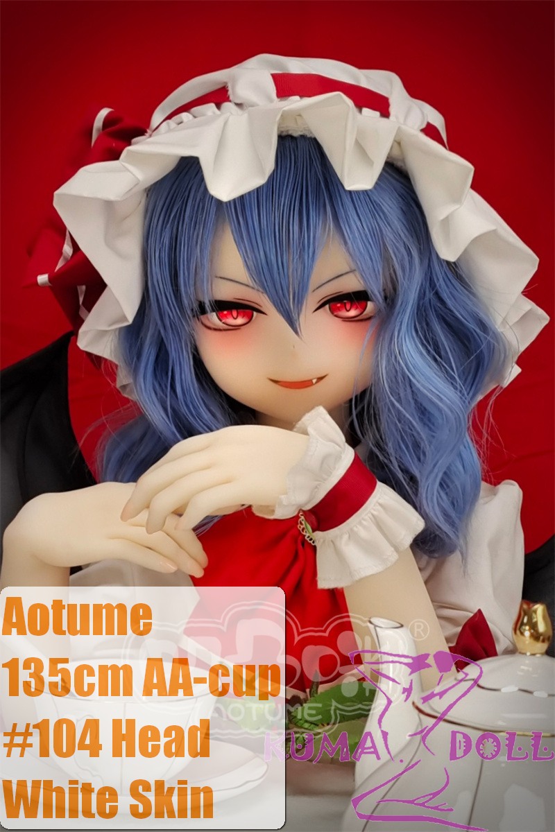 [Discontinued] Aotume doll TPE sex doll 135cm 4.4ft AA-cup  #104 Remilia Scarlet head from Touhou Project
