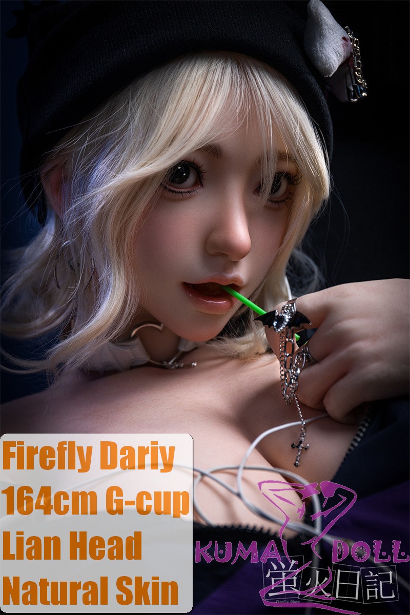 Firefly Diary 164cm G-cup Lian Head Full Silicone Sex Doll With Body Make-up