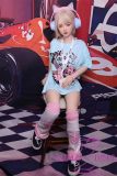 SHEDOLL Lolita type Yuan head 148cm/4ft9 D-cup love doll body material customizable High-Tech Goggles