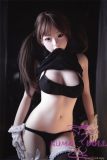 FUDOLL Sex Doll #8 head 148cm D-cup Silicone head +  body material selectable Black Hair