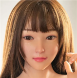 FUDOLL Sex Doll #8 head 148cm D-cup Silicone head +  body material selectable Black Hair