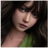 FUDOLL Sex Doll #8 head 148cm D-cup Silicone head +  body material selectable Black Hair