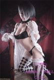 FUDOLL Sex Doll #8 head 148cm D-cup Silicone head +  body material selectable Black Hair