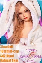 Sino Doll Soft-Max 161cm/5ft3 B-cup Silicone Sex Doll with Head S42